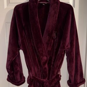 Victoria's Secret Deep Purple Plush Robe